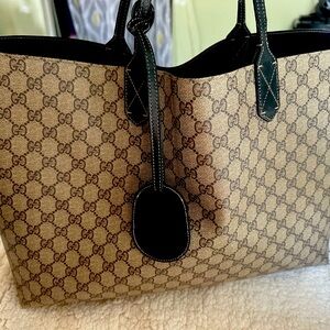 Gucci large reversible tote